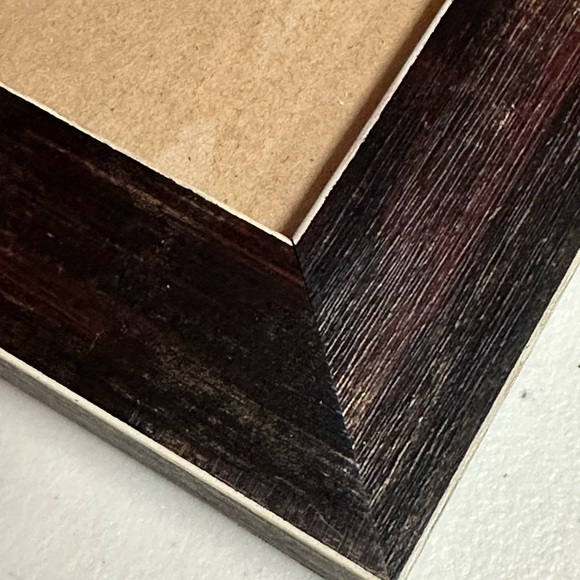 Vintage Weathered brown wooded Picture Frame - Picture 9 of 14